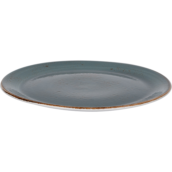 Тарелка «Крафт Блю» мелкая;фарфор;D=28,H=2см;синий