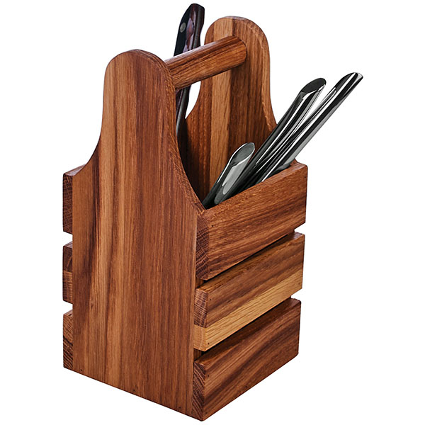 Подставка д/специй;дуб;,H=20,L=10,B=10см;коричнев.