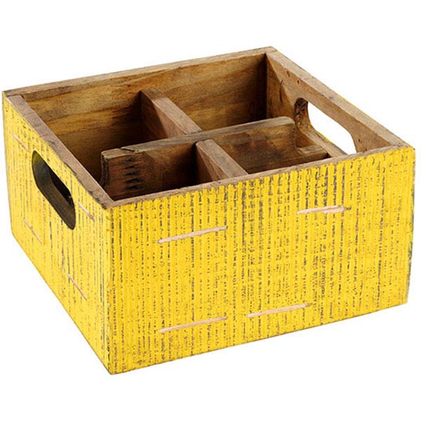 Ящик;дерево;,H=10,L=17,B=17см;желт.