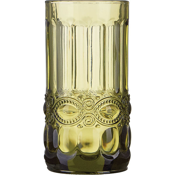 Хайбол (стакан);стекло;300мл;D=69,H=138мм;олив.