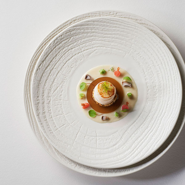 Тарелка «Арборесценс» мелкая;фарфор;D=310,H=35мм;слон.кость