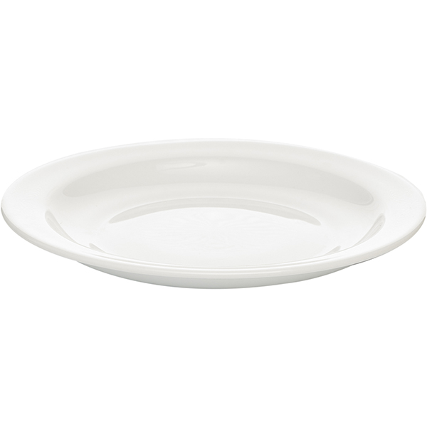 Тарелка пирожковая «Перформа»;стекло;D=155,H=15мм;белый