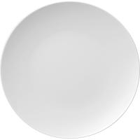 Тарелка «Медалион Вайт» мелкая;фарфор;D=28см;белый