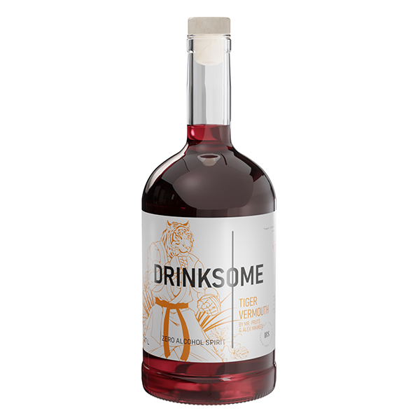 Напиток безалкогольный «Тигровый вермут» Drinksome;стекло;0,7л;D=88,H=219мм;темно-красный