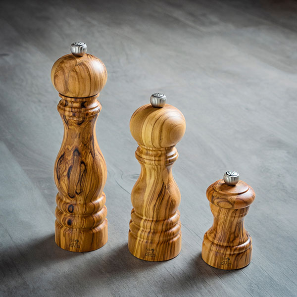 Мельница для соли «Париж Олива»;дер. олива;,H=22см;деревян.