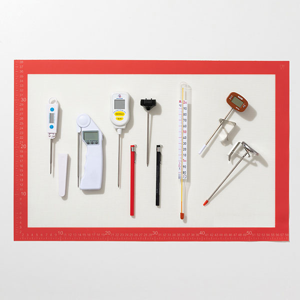 Термометр электронный(-50+350C);пластик,сталь нерж.;,H=15,L=250/112,B=42мм;голуб.,металлич.