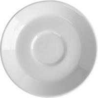 Блюдце «Монако Вайт»;фарфор;D=112,H=17мм;белый