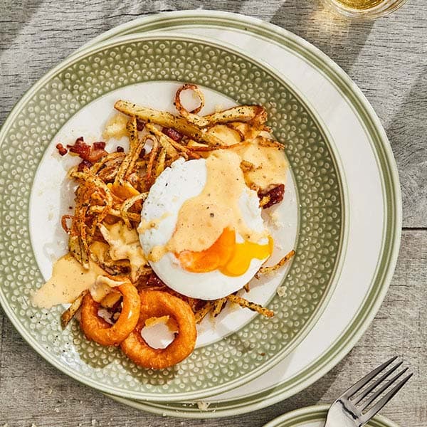 Тарелка «Бид Сейдж Вош»;фарфор;D=20см;белый,зелен.