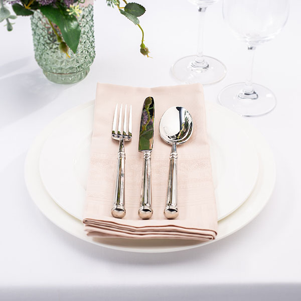 Вилка столовая «Роял»;хромоник. сталь;,L=20,8см;металлич.