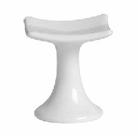 Подставка для комплимента «Крушиал Дэт» мини;фарфор;D=40,H=45,L=50мм;белый