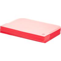 Шпатель кондитерский[10шт];пластик;,H=15,L=120,B=80мм;красный