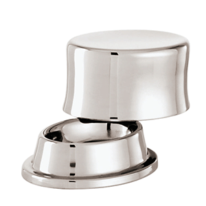 Масленка с крыш. «Бамбу»;сталь нерж.,посеребрен.;30мл;,L=95,B=70мм