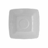 Блюдце «Виктория»;фарфор;,H=15,L=170,B=170мм;белый