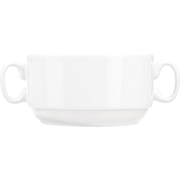 Чашка бульонная;фарфор;300мл;D=105,H=57мм;белый