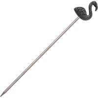 Украшения для коктейлей «Оникс» на шпажках в форме фламинго;сталь нерж.;,L=112,B=16мм;черный