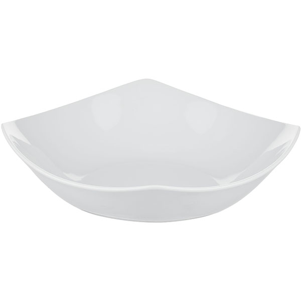 Тарелка глубокая «Гамма»;фарфор;,H=5,L=19,B=19см;белый