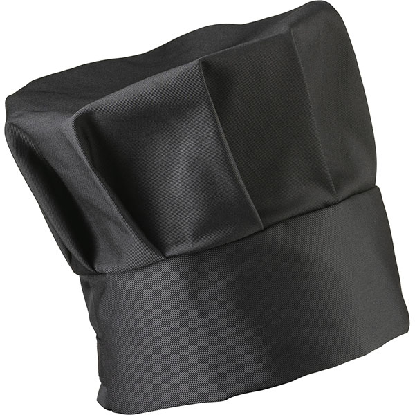 Колпак поварской «Гриб»;хлопок,полиэстер;D=18,H=20см;черный