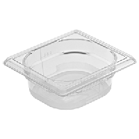 Гастроемкость 1/6*15см;пластик;,H=15см;прозр.