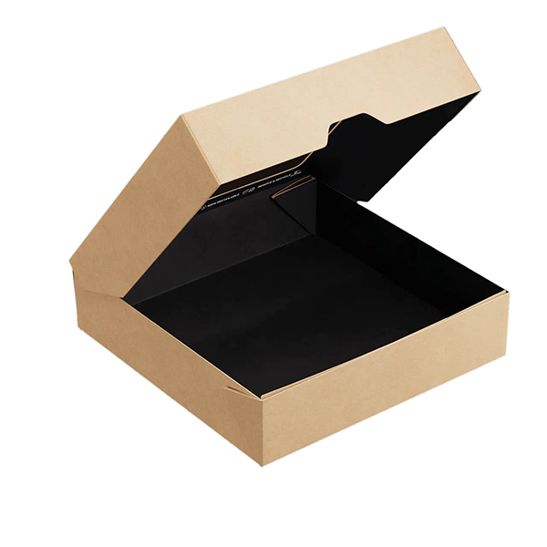 Контейнер бумажный OneBox с крышкой;картон;1,5л;,H=48,L=200,B=200мм;черный