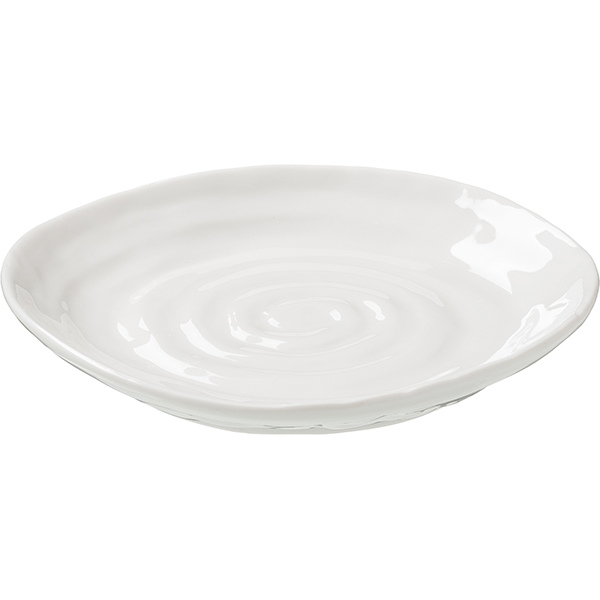 Тарелка «Милк»;фарфор;D=15см;белый