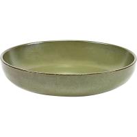 Салатник «Серфис»;керамика;0,65л;D=19,H=4см;зелен.