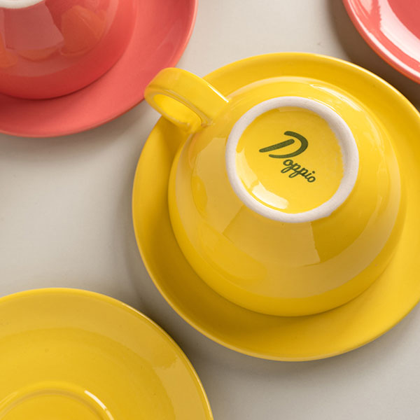 Блюдце «Пур-Амор»;фарфор;D=12/4,H=1см;желт.