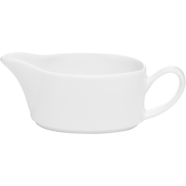 Соусник «Монако Вайт»;фарфор;140мл;,H=35,L=155,B=60мм;белый