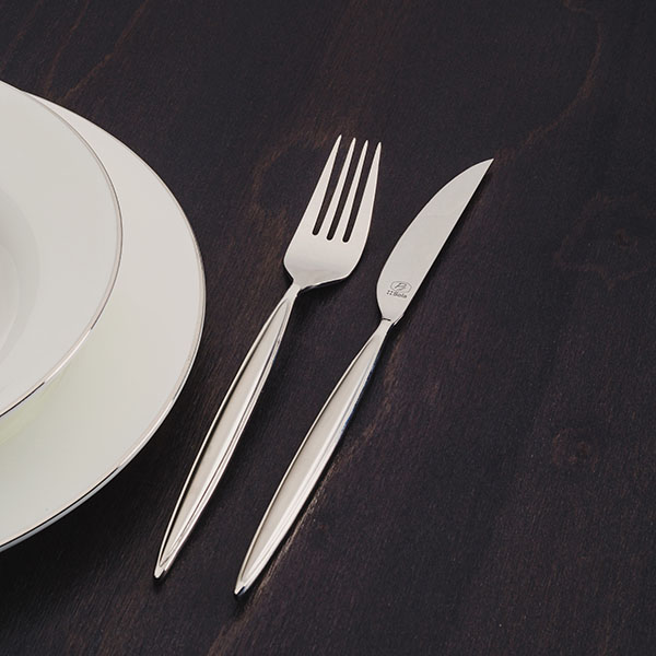 Нож десертный «Монтевидео»;хромоник. сталь;,L=21,9см;хромиров.