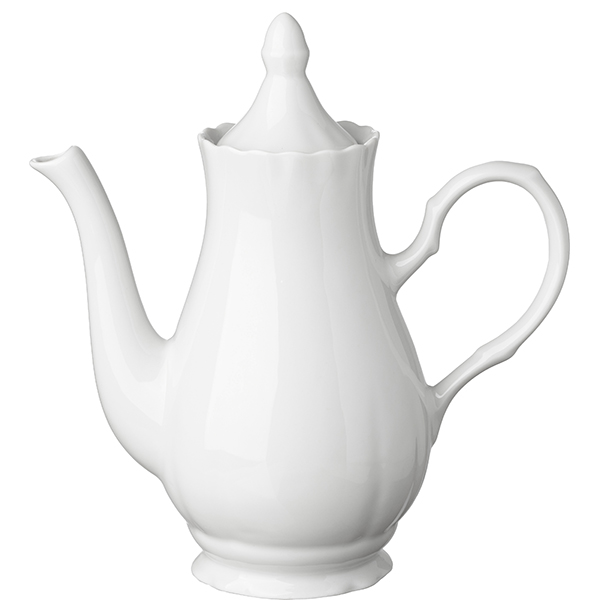 Кофейник «Романc»;фарфор;0,825л;белый