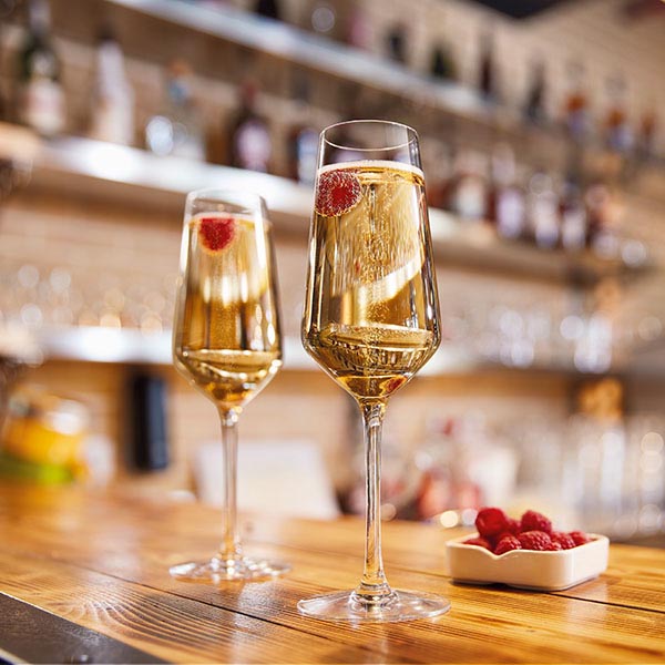 Бокал-флюте «Вина Джульетте»;стекло;230мл;D=72,H=218мм;прозр.