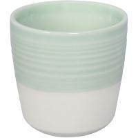 Стакан для горячих напитков;фарфор;80мл;белый,салатов.