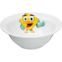 Миска «Радужные птички»;фарфор;0,55л