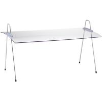 Экран защитный для буфетной станции для охлаждения;пластик,сталь нерж.;,H=39,L=65,B=42см