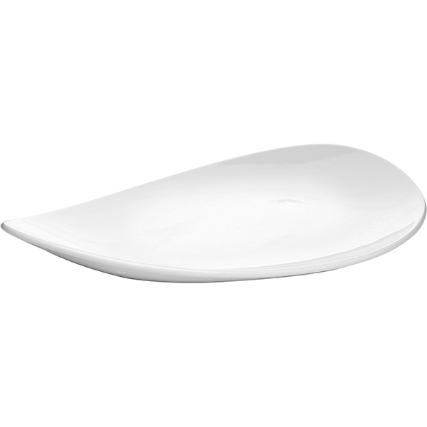 Блюдо «ФриСтайл»;фарфор;,H=15,L=375,B=245мм;белый