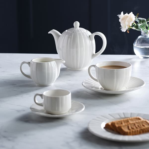 Молочник «Алина»;фарфор;142мл;белый