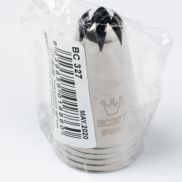 Насадка кондитерская «Закрытая звезда»[5шт];сталь нерж.;D=30/9,H=50мм