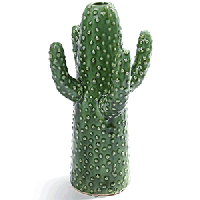 Кактус декоративный M;керамика;,H=29,L=18,5,B=16,5см;зелен.