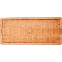 Поднос для подачи;бук;,H=2,L=30,B=12см;деревян.