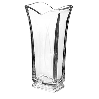 Ваза для цветов «Винчиана»;стекло;,H=23см;прозр.