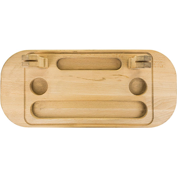 Держатель для шашлыка настольный;бук;D=65,H=175,L=475,B=205мм