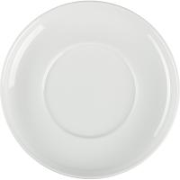 Блюдце «Белая» Практик;фарфор;D=145,H=18мм;белый