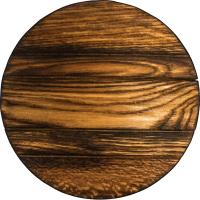 Доска для подачи;дуб;D=30,H=5см;св. дерево,тем.дерево