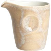 Молочник «Революшн Сэндстоун»;фарфор;85мл;D=58,H=72,L=75мм;бежев.