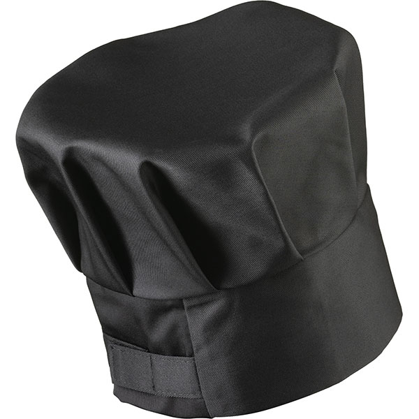 Колпак поварской «Гриб»;хлопок,полиэстер;D=18,H=20см;черный