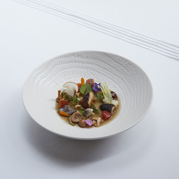 Салатник «Арборесценс»;фарфор;D=160,H=35мм;слон.кость