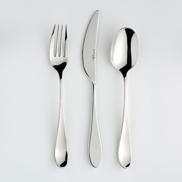 Нож столовый «Осло»;сталь нерж.;,L=235/110,B=4мм;металлич.