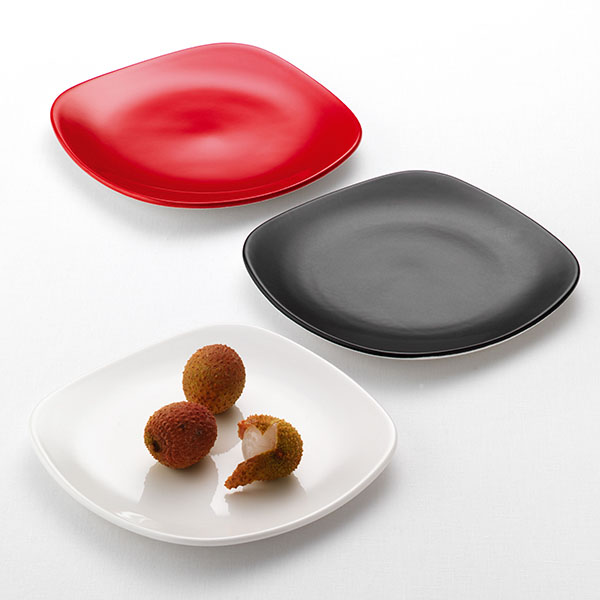 Тарелка «Квадро Вайт» квадратная;фарфор;,H=27,L=230,B=230мм;белый