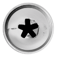 Насадка кондитерская «Цветок»;сталь нерж.;D=22/10,H=30мм;металлич.