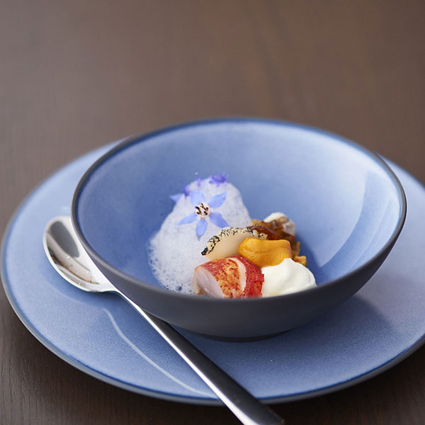 Салатник «Экинокс»;фарфор;350мл;D=150,H=56мм;синий