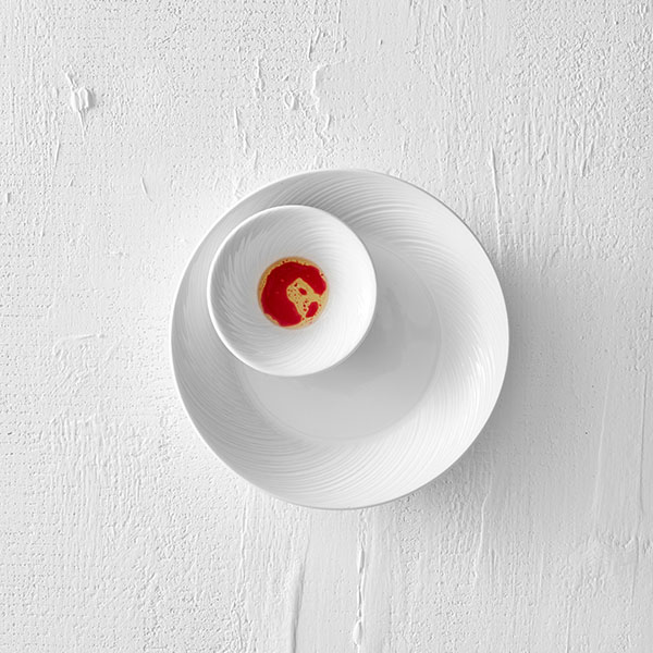 Салатник «Спайро»;фарфор;310мл;D=15,H=4см;белый